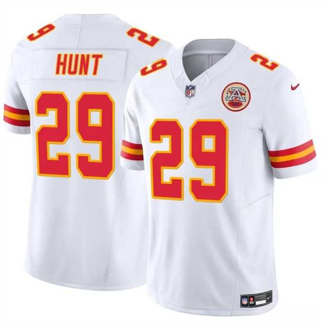 Men & Women & Youth Kansas City Chiefs #29 Kareem Hunt White 2024 F.U.S.E Vapor Untouchable Limited Stitched Jersey,We sell and wholesale Men & Women & Youth Kansas City Chiefs #29 Kareem Hunt White 2024 F.U.S.E Vapor Untouchable Limited Stitched Jersey on line form chian!